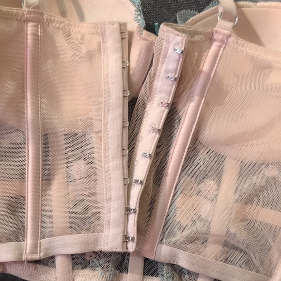 Windsor Pastel Floral Lace Bustier - Picture 3 of 3